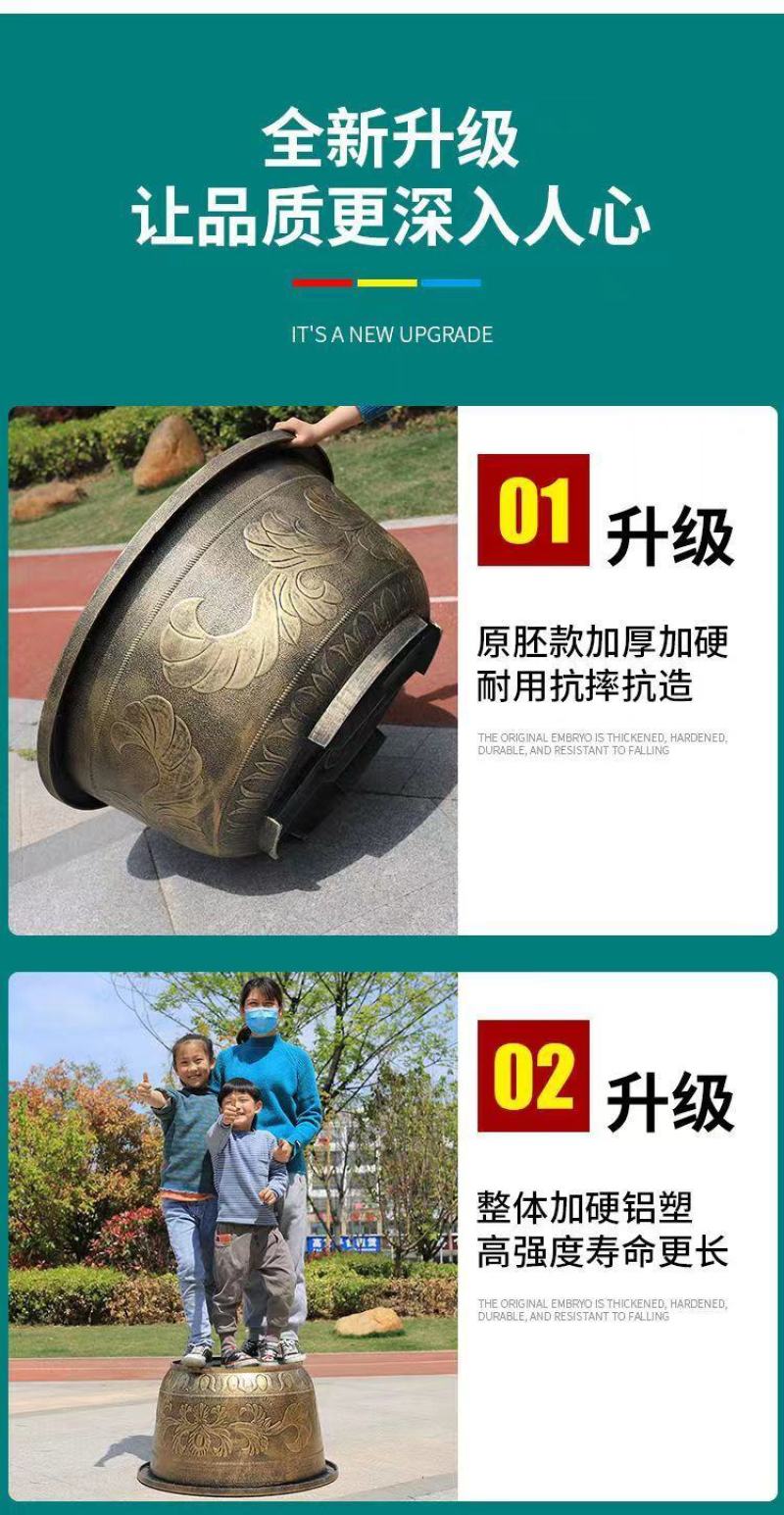 包邮特大号树脂花盆加厚塑料铁树盆景果树阳台庭院养鱼荷花盆