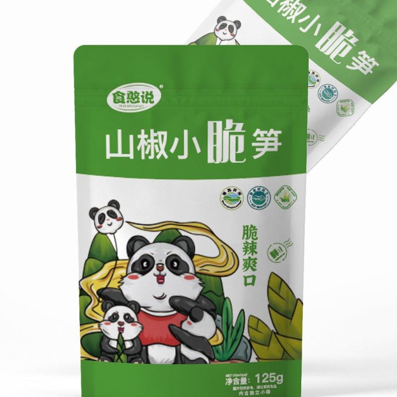 【厂家直供批发】食憨说山椒小脆笋125g