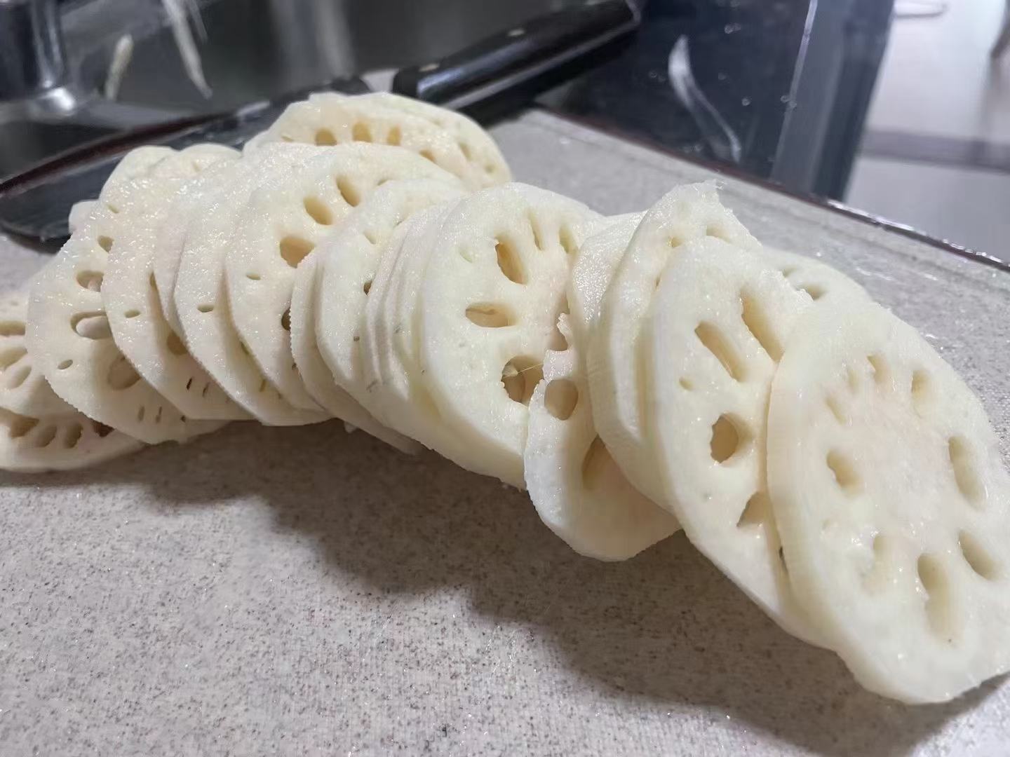 莲藕烹饪美食图