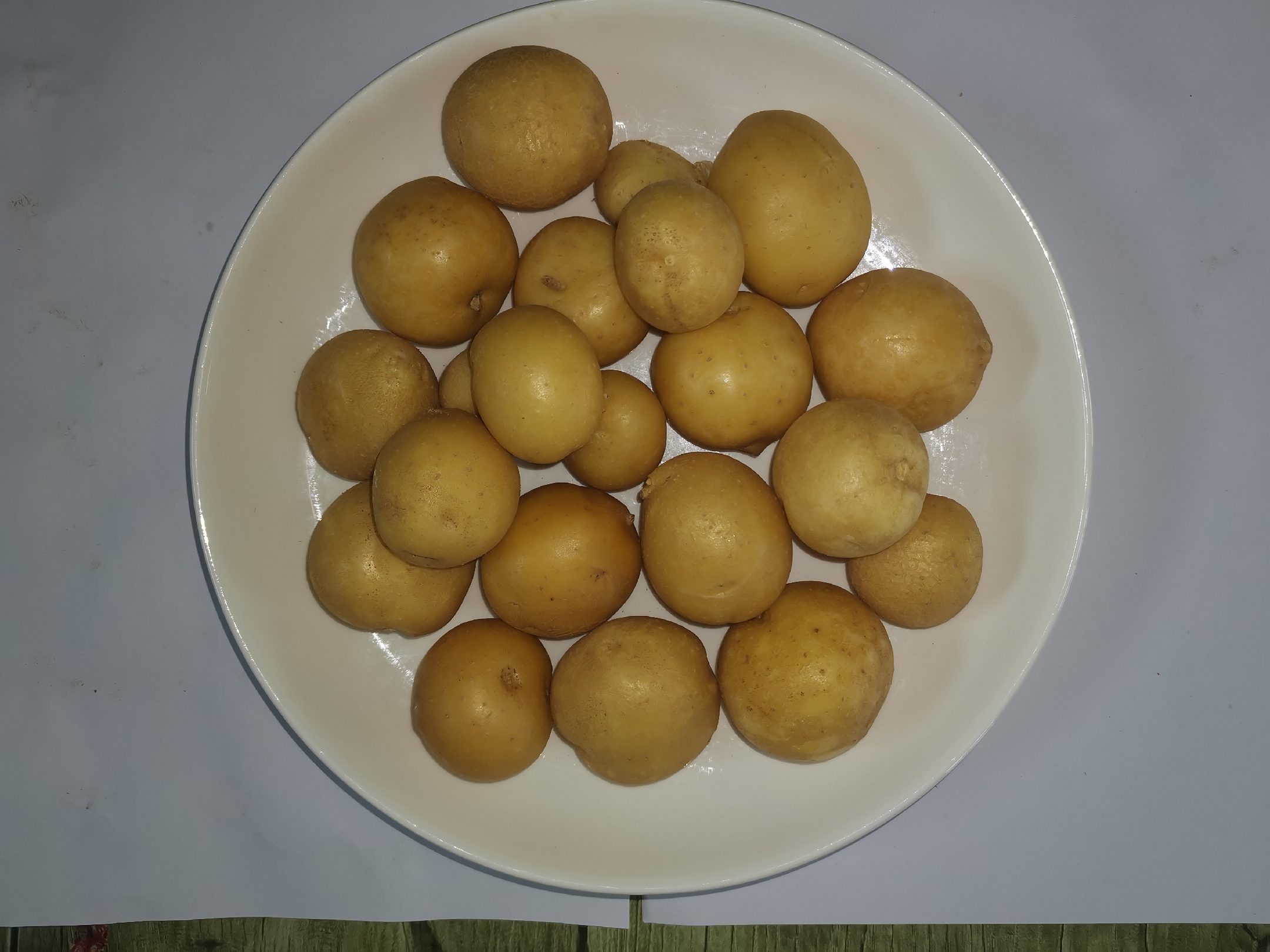 白扁豆与几种常见食材的对比图