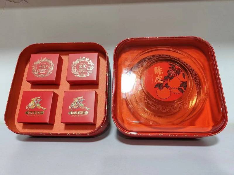 三款陈皮月饼小青柑陈皮礼盒套装