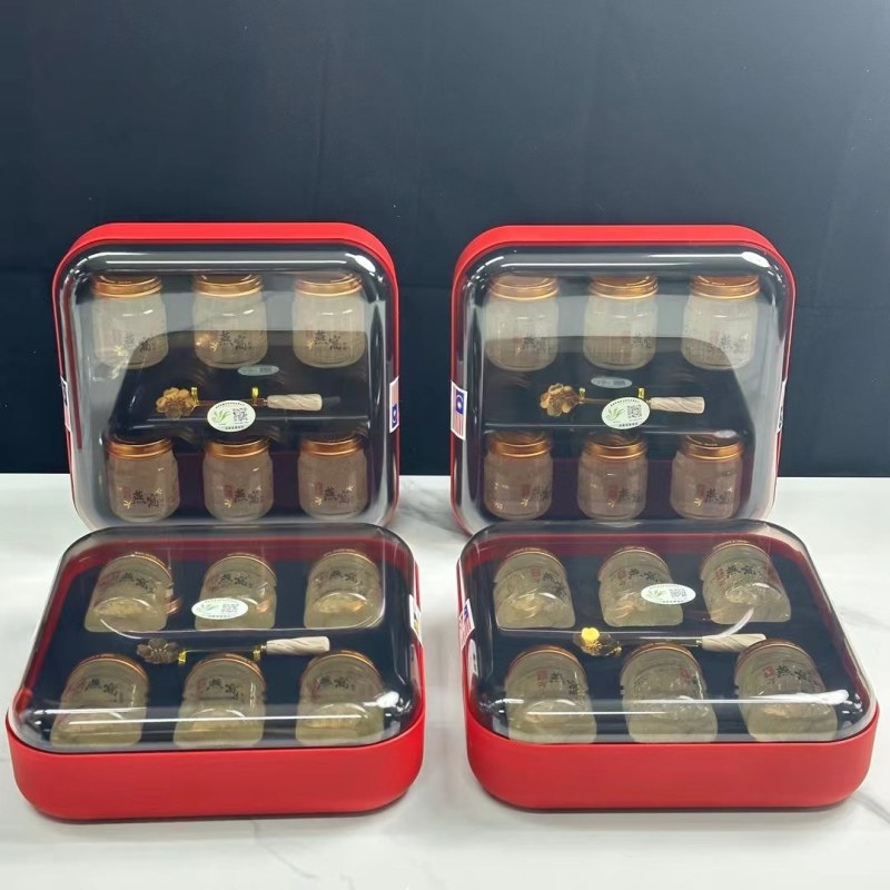 溯源免煮即食燕窝开盖即食75gx6瓶礼盒装