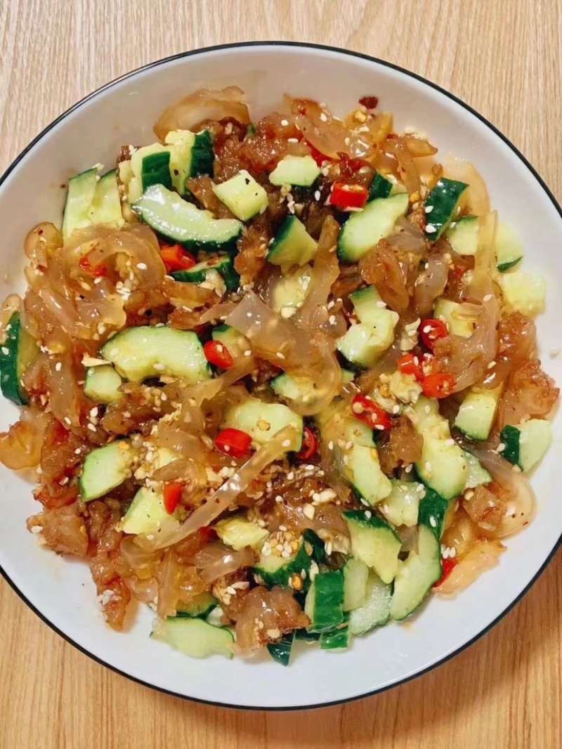 海蜇丝海蜇头凉拌小菜珊瑚海蜇丝下酒菜脆口海蜇头海鲜水