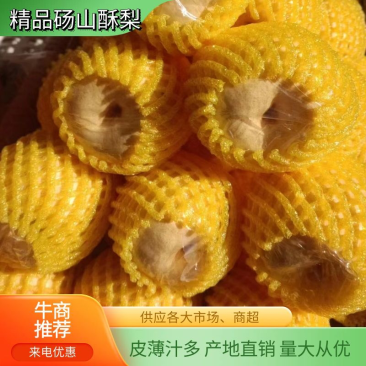 精品砀山酥梨皮薄水分足，个头均匀产地直销量大从优
