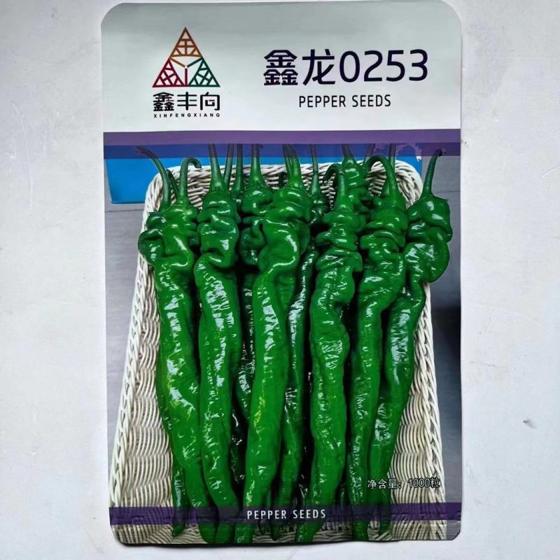 鑫龙0252大果螺丝椒种子全螺型陇椒籽香辣味浓秋早春秋延
