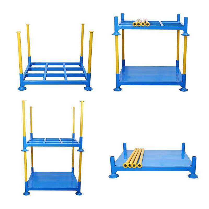 仓库插管堆垛架巧固架堆叠可拆折叠架冷库货架堆高架码垛架布