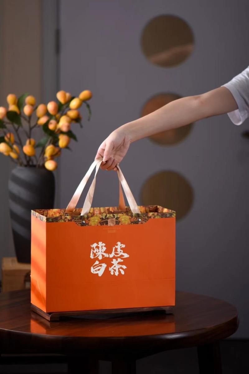 陈皮白茶福鼎白茶双层100泡500克高品质茶叶礼盒装