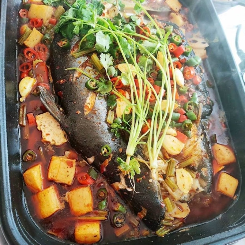 开背巴沙鱼湄公鱼烤鱼食材烤鱼纸包鱼商用开背鱼