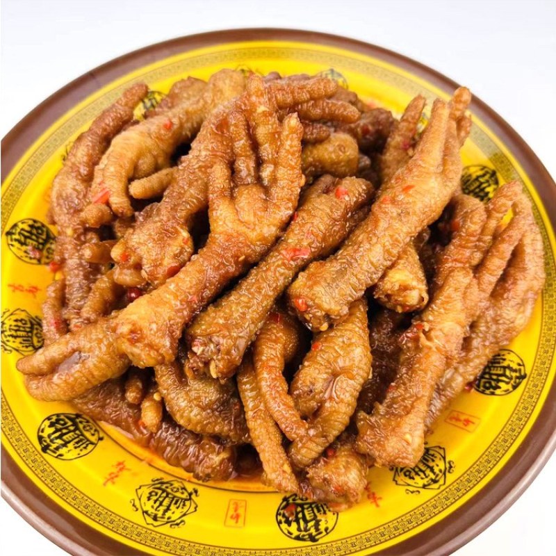五香，潮辣，麻辣鸡爪批发，一袋起发三袋包邮全国发货送货上