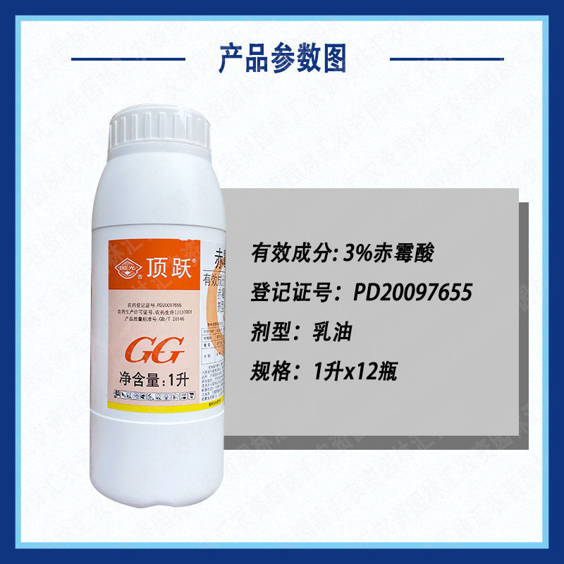 国光顶跃3%赤霉酸刺激细胞分裂提高坐果率四川产生长调节剂