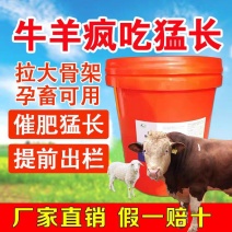 普旺牛羊肥速肥增重猛长上膘长肉拉大骨架提前出栏饲料添加剂