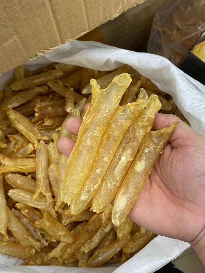 黄花胶筒胶片足干胶质好肉厚性价比高