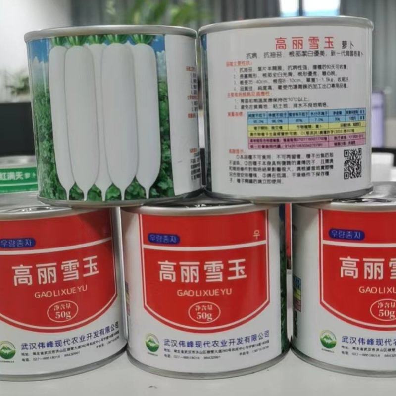 高丽雪玉白萝卜种子