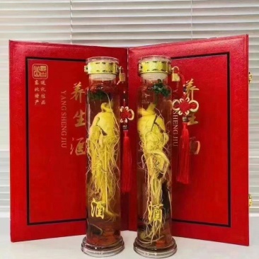 【推荐】滋补酒人参酒老参酒礼盒一瓶53度包邮佳品
