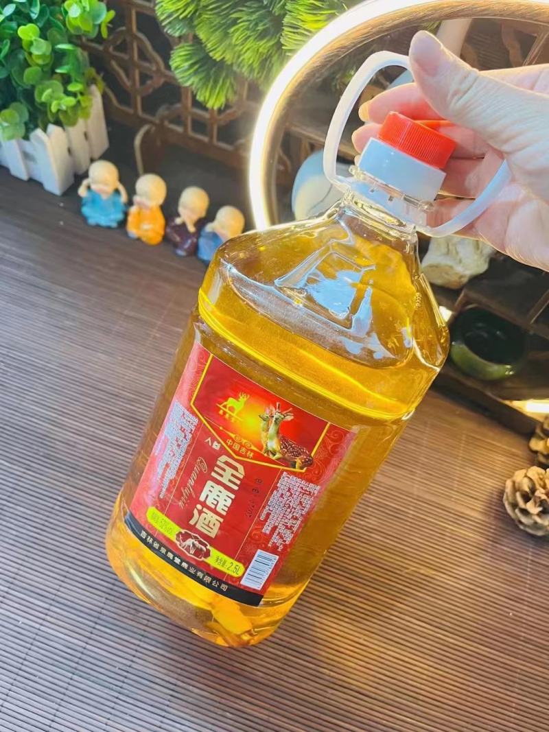 【推荐】滋补酒全鹿酒52度一桶5斤装选用粮食酒泡制欢迎购