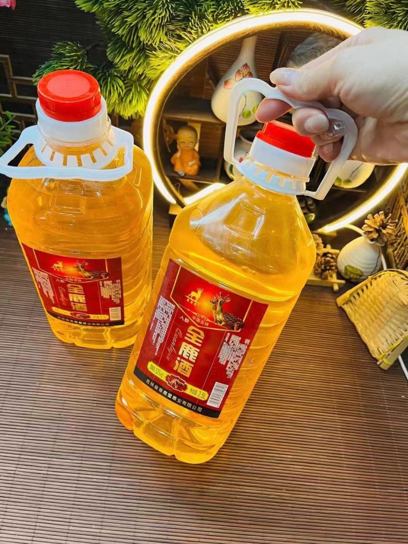 【推荐】滋补酒全鹿酒52度一桶5斤装选用粮食酒泡制欢迎购