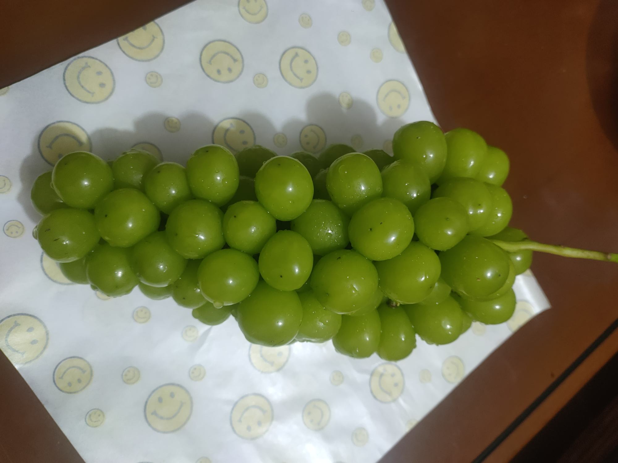 阳光玫瑰葡萄处理过程