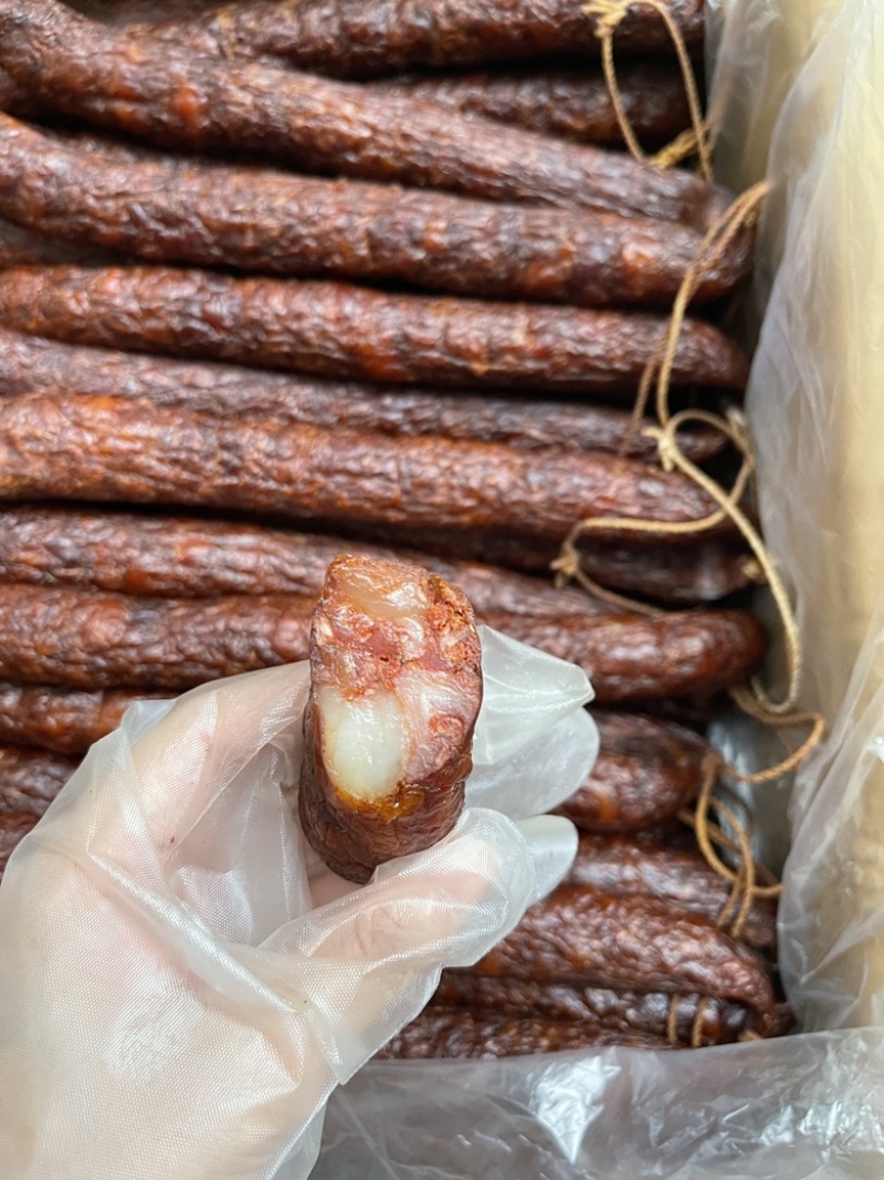 纯烟熏川味香肠（腊肉香肠源头工厂一手货源量大从优）
