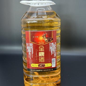 【推荐】滋补酒全鹿酒52度一桶5斤装选用粮食酒泡制欢迎购