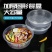 一次性打包盒大号打包碗圆形带盖食品级外卖便当餐盒塑料透明
