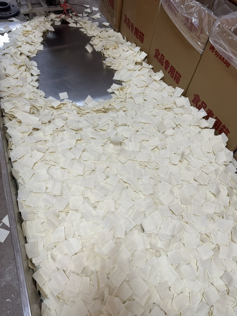 山药片坯料半成品加工山药薄脆半成品厂家源头直批山药脆片