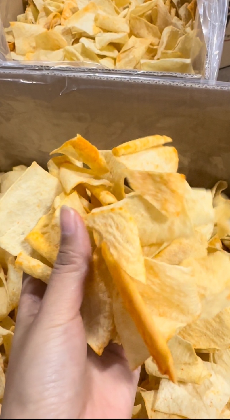 山药片坯料半成品加工山药薄脆半成品厂家源头直批山药脆片