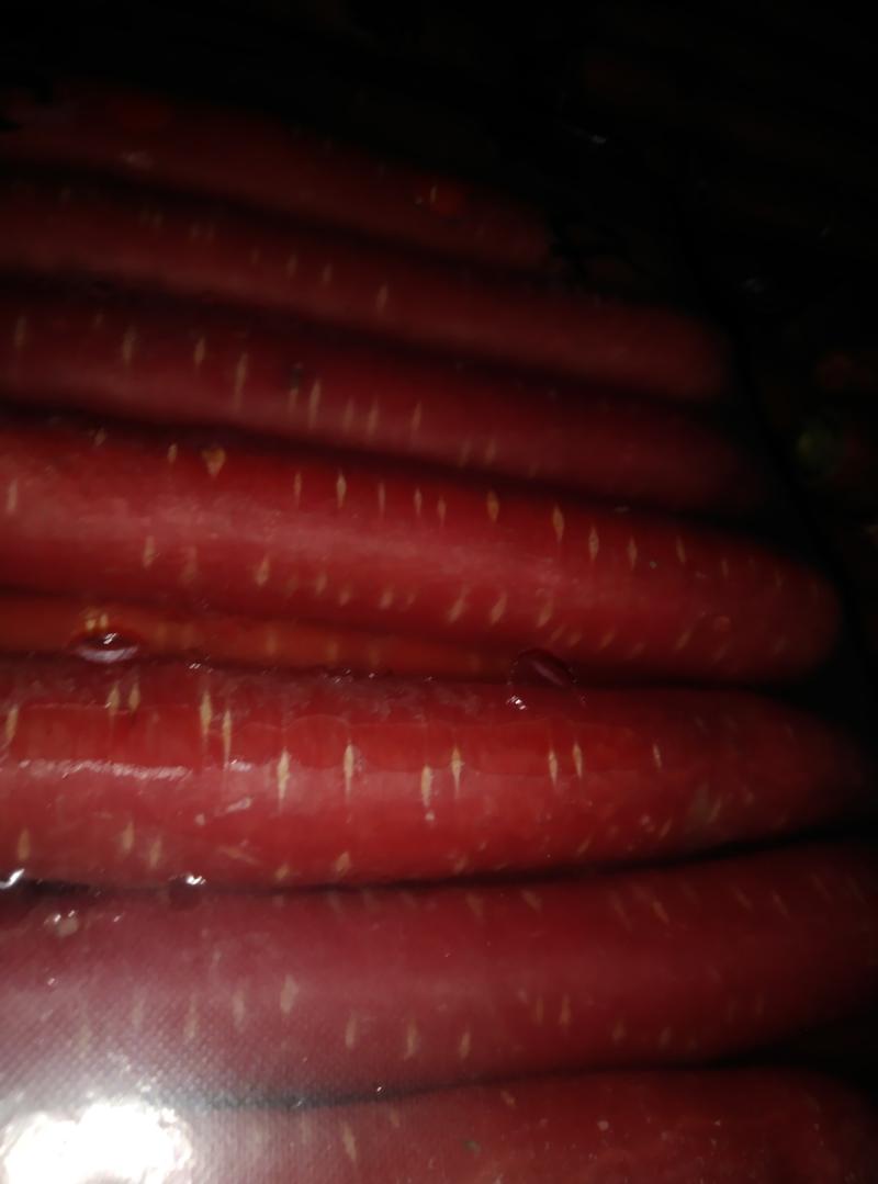 陕西胡萝卜大荔沙底红秤杆胡萝卜产地一手货源全国发货