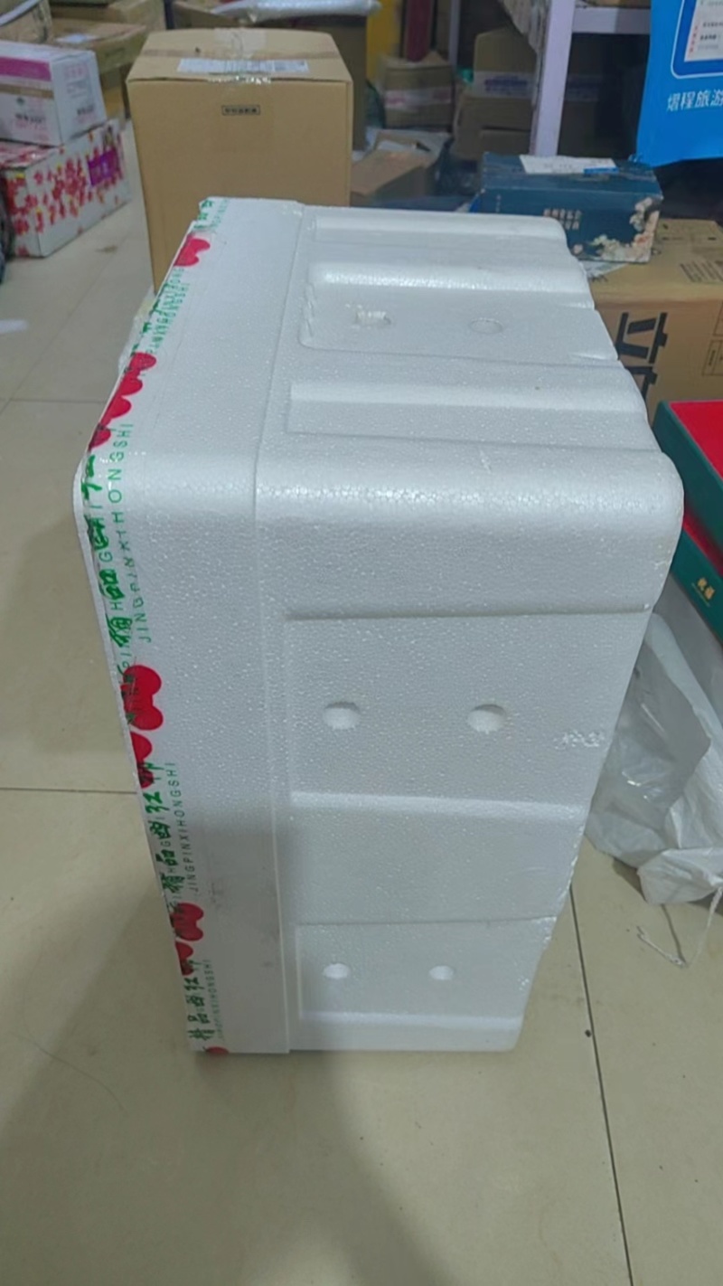 99新泡沫箱，带盖子，内径长45cm宽30cm高23cm