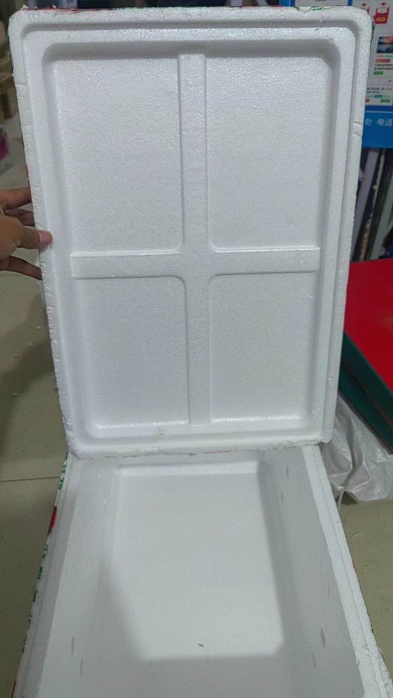 99新泡沫箱，带盖子，内径长45cm宽30cm高23cm