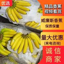香蕉特价、新鲜货，果面干净、超市特价引流，马路打游击