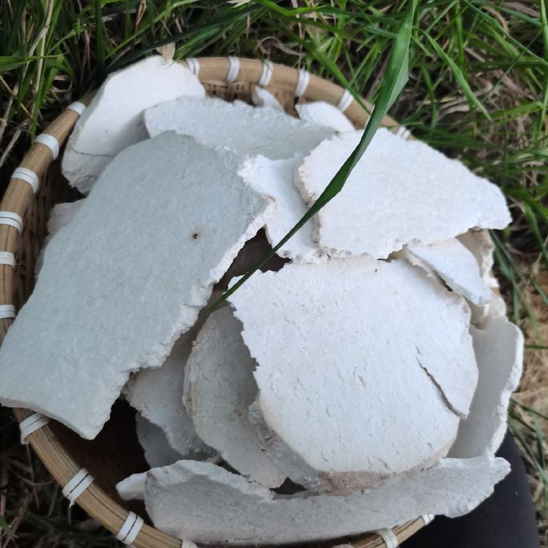 云南深山野生茯苓片***无硫正品中药材生切太阳晒干薄片