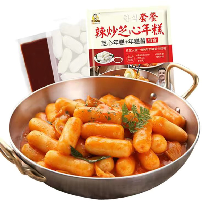 【年糕】韩式芝士年糕夹心年糕炒年糕火锅食材芝心年糕拉丝