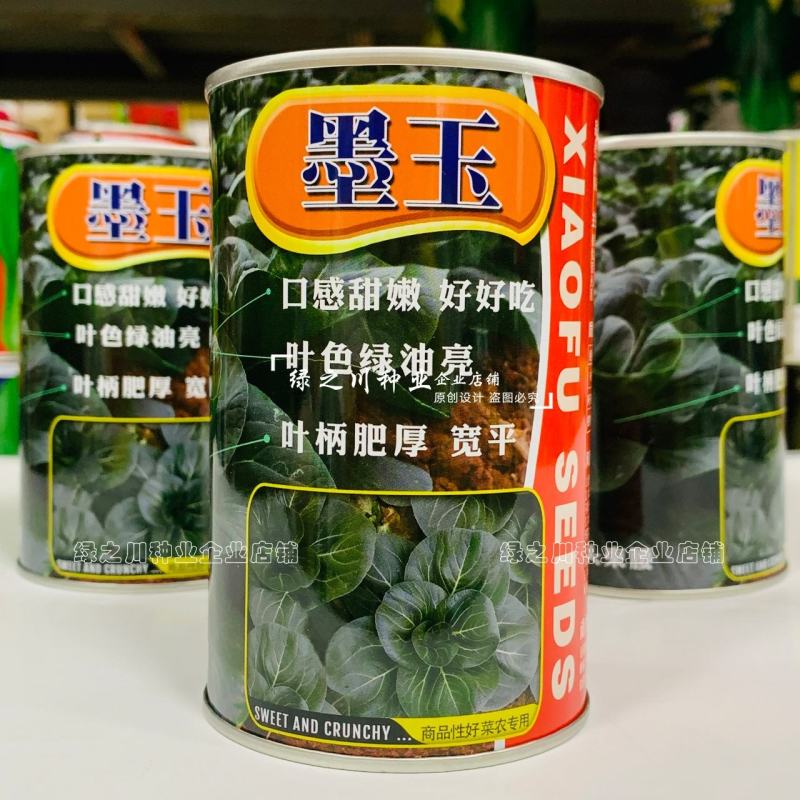 晓富墨玉苏州青种子四季蔬菜种籽耐热基地绿油亮青菜种子甜嫩