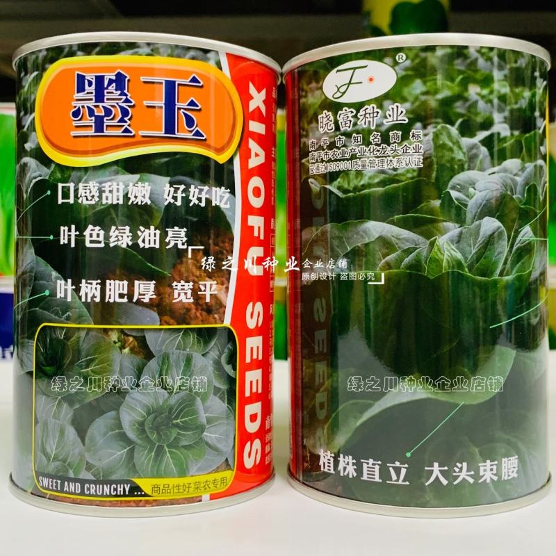 晓富墨玉苏州青种子四季蔬菜种籽耐热基地绿油亮青菜种子甜嫩