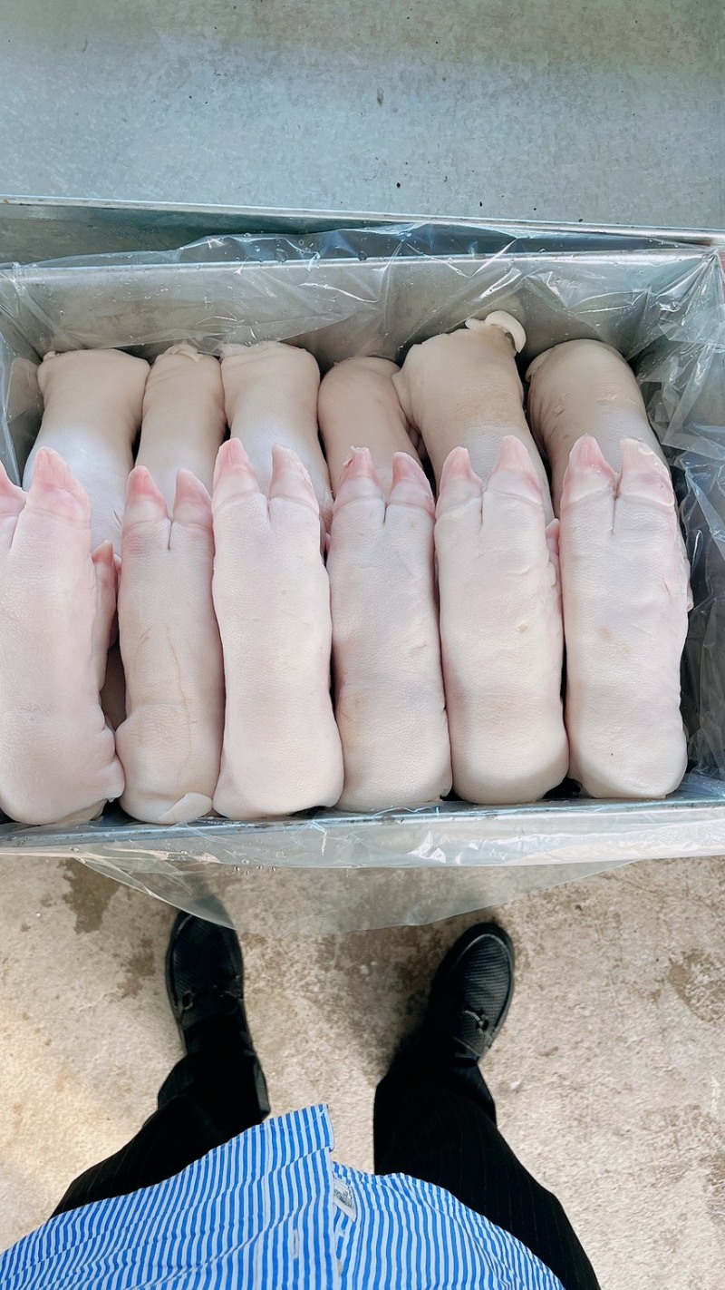 猪蹄，肥猪一级混蹄，质量如图，前后比例协调，常年生产加工