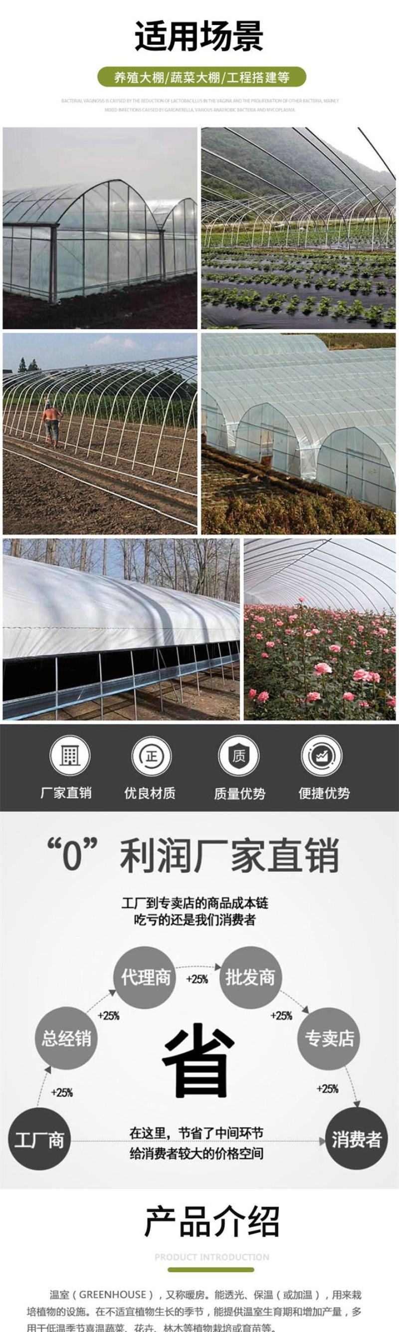 专业生产各种规格养殖大棚种植大棚全国发货包建
