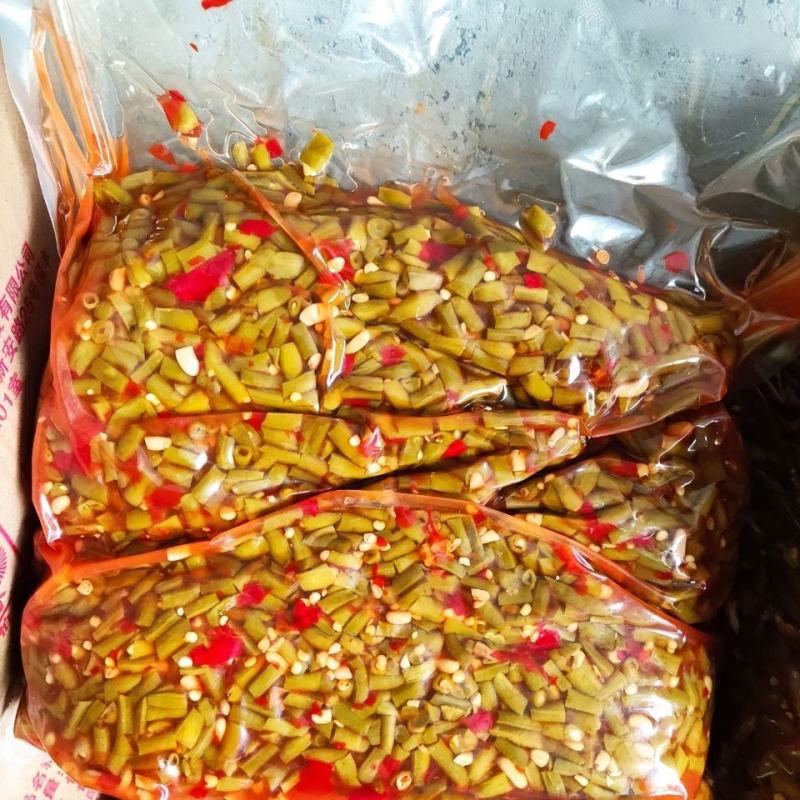 红油豆角柳州螺蛳粉辣椒豆角原味豆角配菜桂林米粉商用9斤