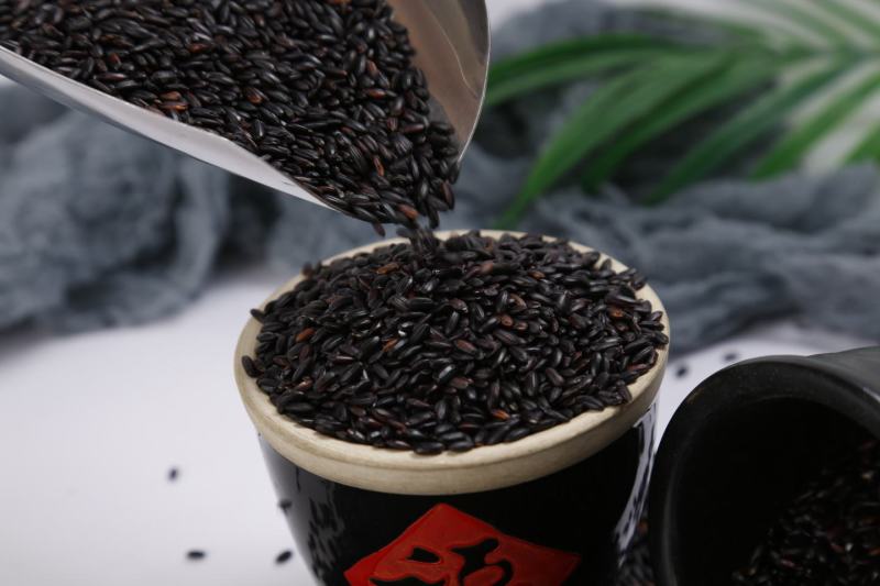 东北五常黑米碎纯度好颜色黑亮口感好