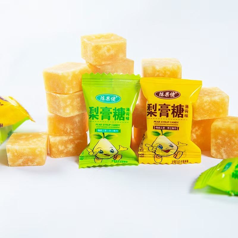 梨膏糖罗汉果糖陈老果梨膏糖2025年地摊展会产品