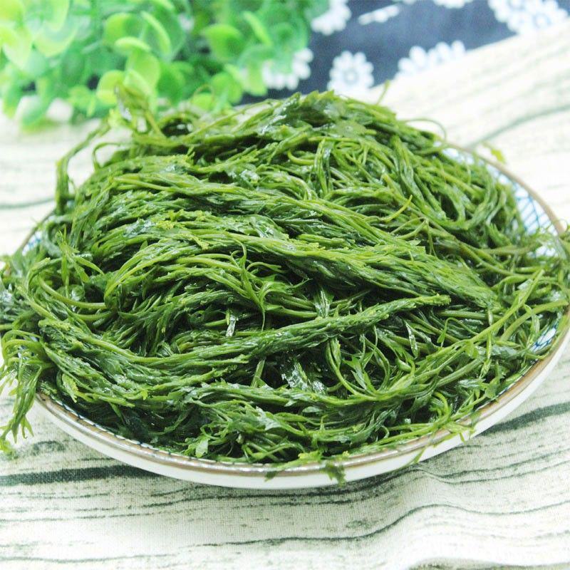 新鲜盐渍马尾藻鞭炮竹碱性海藻海草谷穗龙须菜菜酒店食材