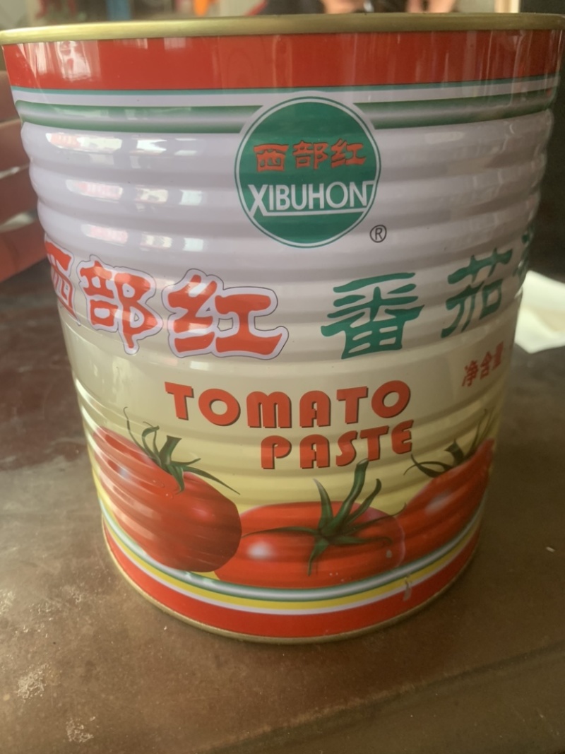 西部红原浆番茄酱3kg*6