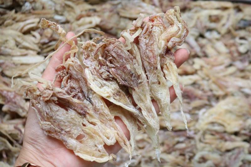 鱿鱼头，白净，新鲜肉质好，鱿鱼须口感好，爆炒