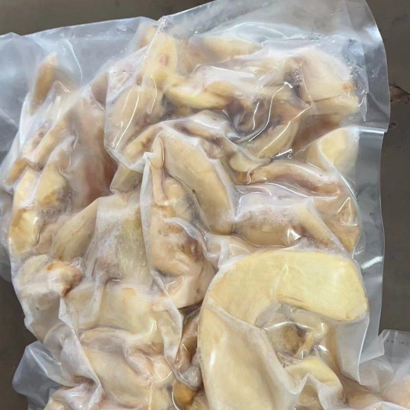 香格里拉松茸P级冻片清洗开片抽真空开袋即用