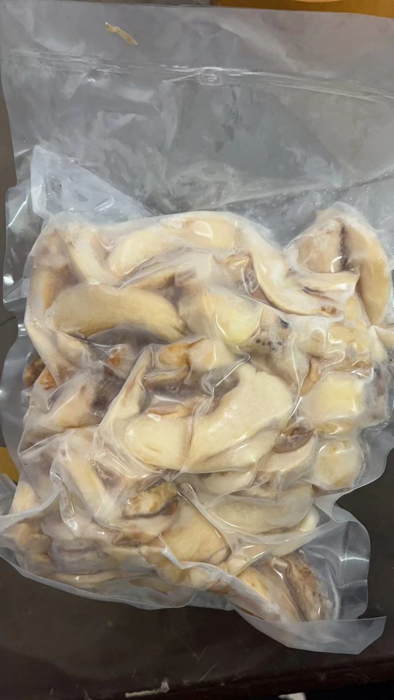 香格里拉松茸P级冻片清洗开片抽真空开袋即用