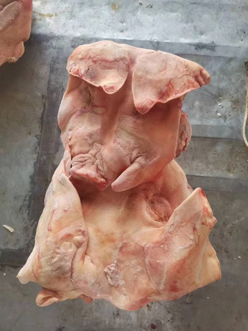 带肉猪头骨，每个5.6斤
