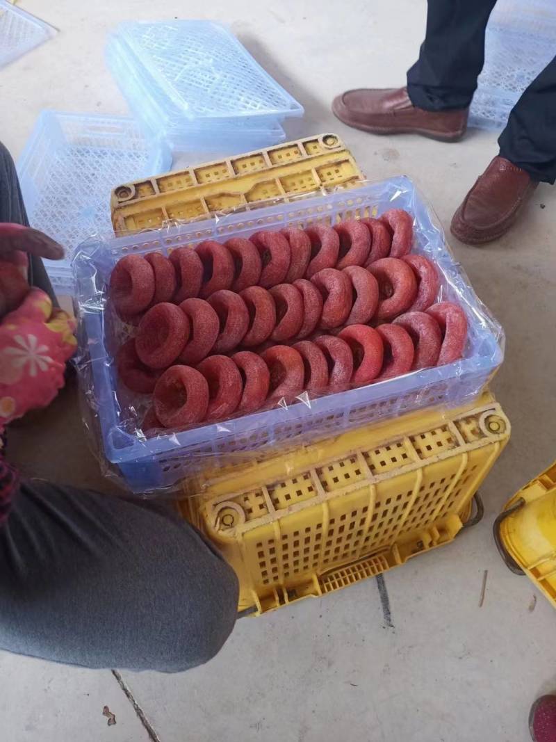 霜降柿饼商超精品优质源头加工厂广西桂林恭城平乐柿饼甜蜜蜜