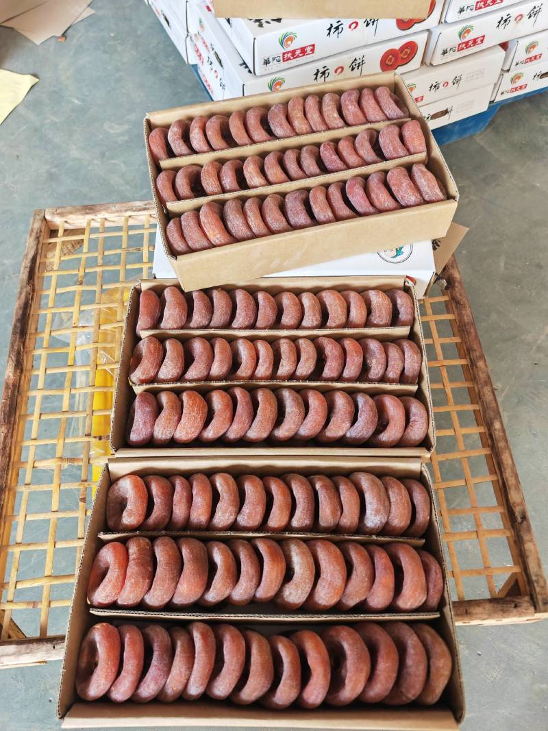 霜降柿饼商超精品优质源头加工厂广西桂林恭城平乐柿饼甜蜜蜜