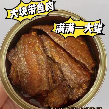 渤海湾带鱼罐头香辣五香两个口味
