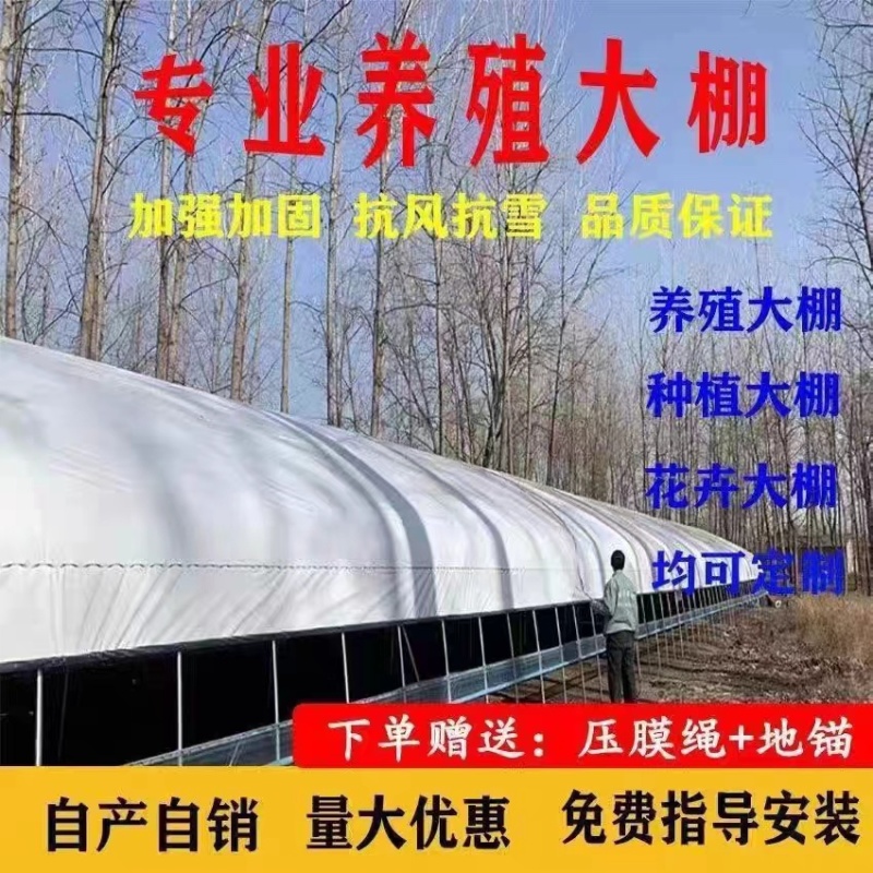 连栋种植钢架大棚连体钢架大棚上门安装全国发货