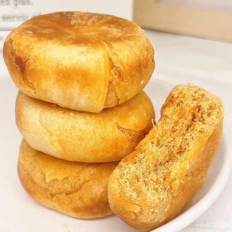 山药肉松饼可对接社区团购展会地摊早市夜市休闲食品